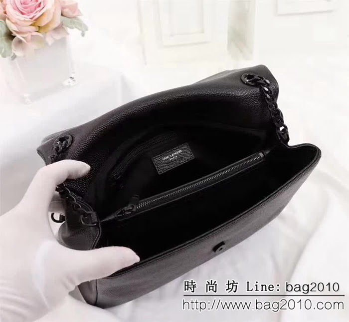YSL聖羅蘭 海外原單 球紋配槍色五金單肩斜挎包 26802 YAS1195
